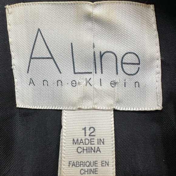 Black Anne Klein blazer - sz 12 - Picture 3 of 4